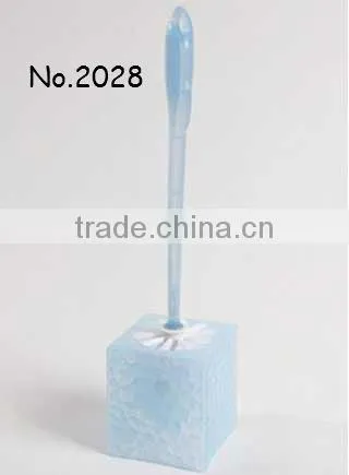 New Design Toilet Brush Plastic Cleaning Brush Sets With TPR Holder photo-3