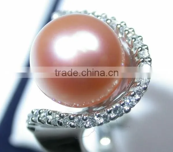 Favorites Compare Fashion Design Sterling Silver 925 Pearl Ring f Tahitian Pearl Ring photo-3