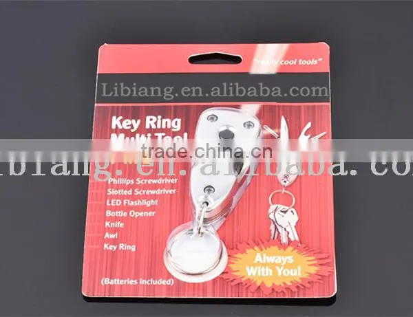 Creative Outdoor Present 7-in-1Portable Multi-Tool Key Ring photo-6