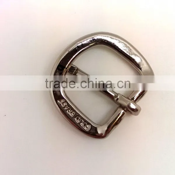 1" End Bar Solid Brass Buckle With One Prong, Nickel Plate Solid Brass Material Buckle photo-5