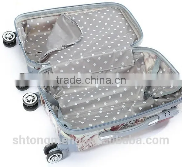 PC Printed Travel Trolley Luggage Set Suitcase Set photo-6