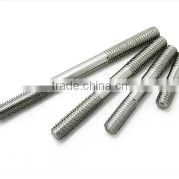 High Quality Metric Double End Thread M5 304 Stainless Steel Studs Threaded Screw photo-2