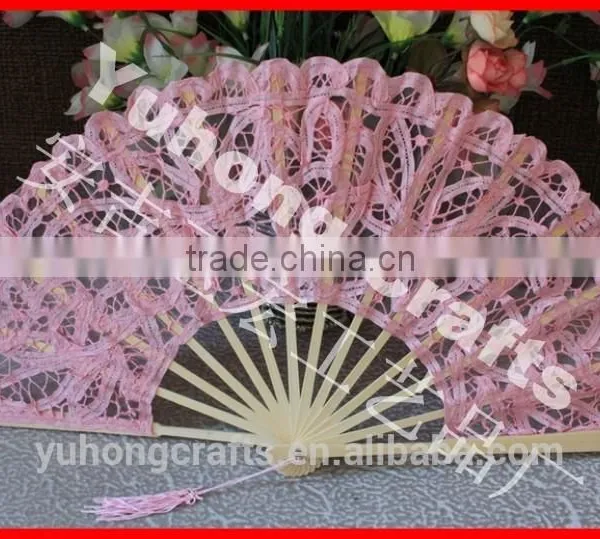 Handmade High Quality Cotton Lace Fan