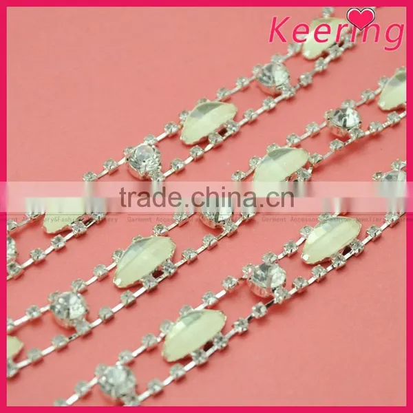 Gorgeous Fashionable Rhinestone Chain Trim in Bulk WRC-357 photo-2