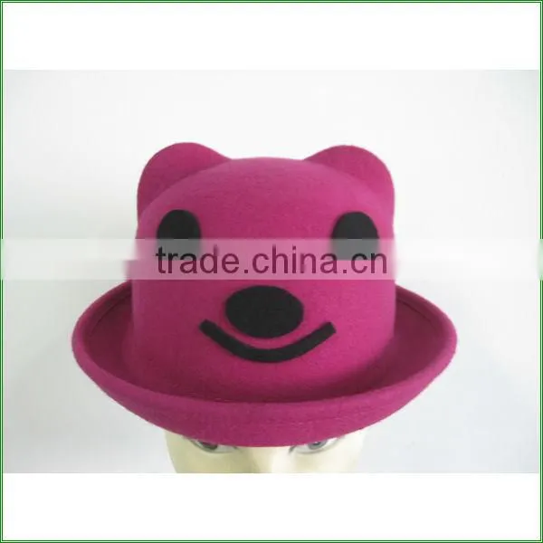 Womens Wool Felt Hats /bavarian Felt Hat /handmade Felted Wool Hats