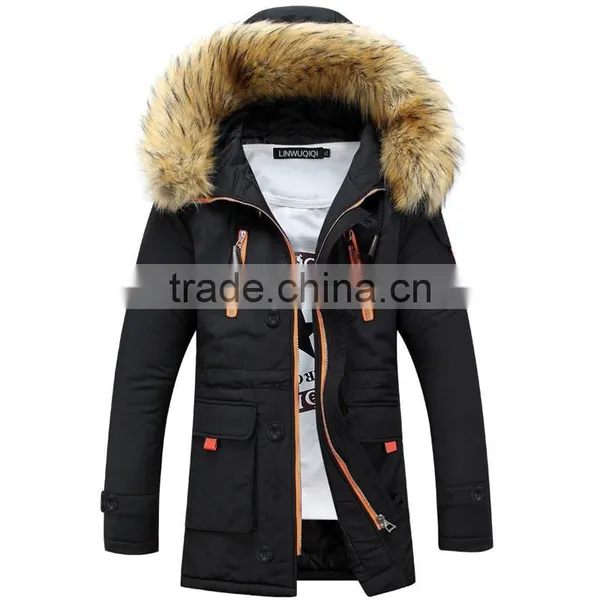 Custom Super Warm Windproof Jacket Unisex Parka Cotton Padded Winter Jacket photo-6