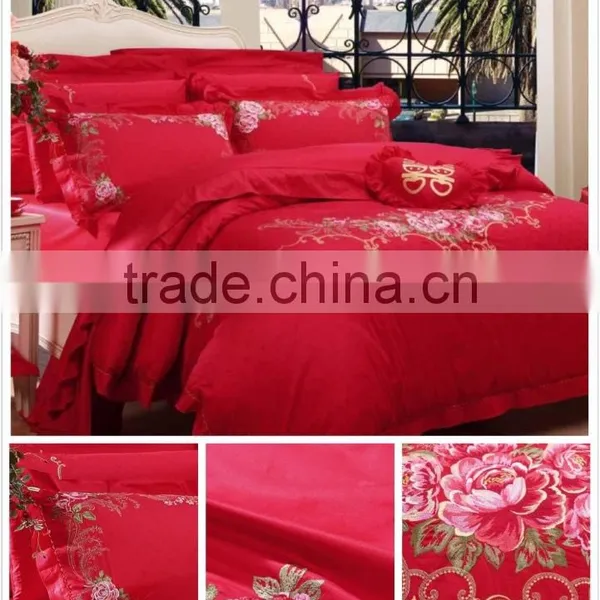 Jacquard Satin Cotton Bedding Set Bedding Sets for Wedding