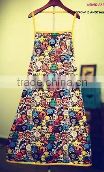 Digital Printing Green Waterproof Aprons, Adult Home Aprons IOPP photo-2