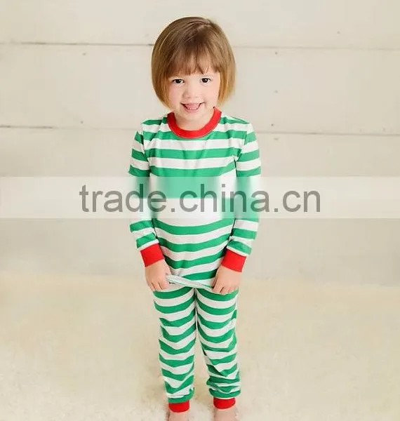 Stripe Knit Cotton Matching Family Pajamas photo-2