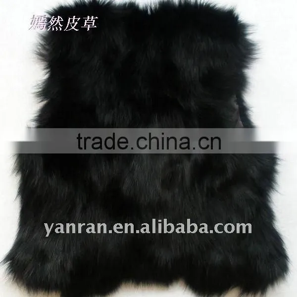 Y.ROGUSA Brand YR030A Genuine Quality Real Belly Fox Fur Vest for Women photo-4