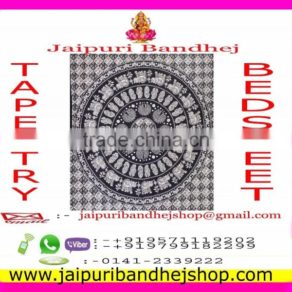 Indian Cotton Mandala Tapestry photo-5
