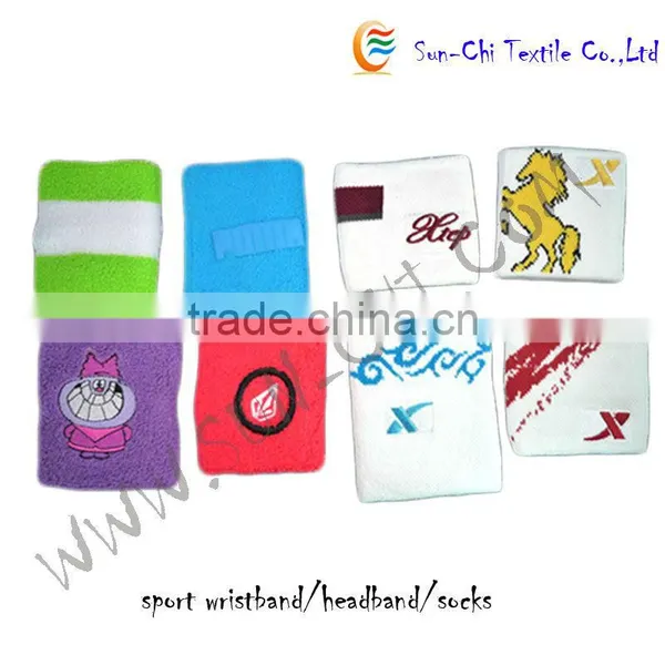 Promotional Wrist Band , Cotton Sport Wristband