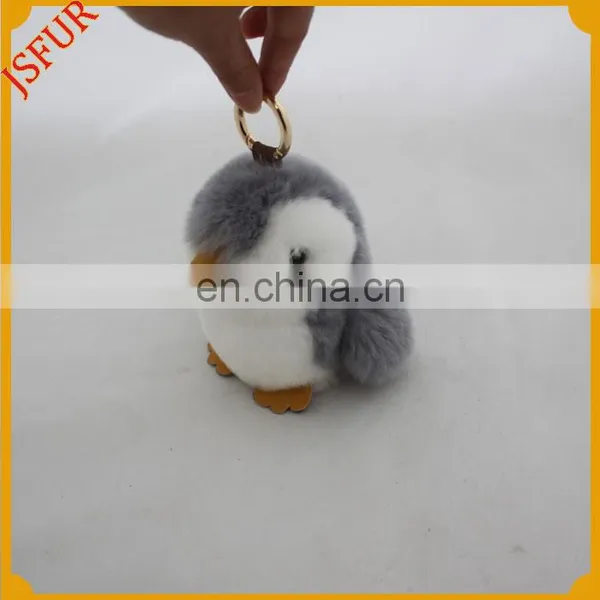 Rex Rabbit Made Accessory Penguin Shape Keychain Custom photo-3