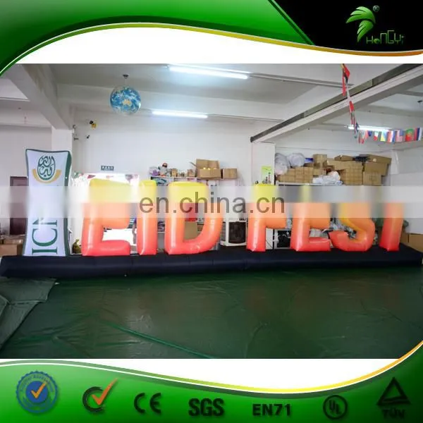 Hot Sale Advertising Parade Inflatable Letter / Custom Led Light Up Letter at Factory Price photo-4