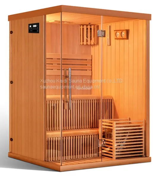 Luxury Design Cedar Wood Sauna Single/ Couple Infrared Sauna KD Series