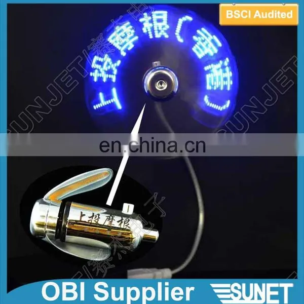 Light up Your Name Custom Flashing Message Computer USB Led Fan photo-2