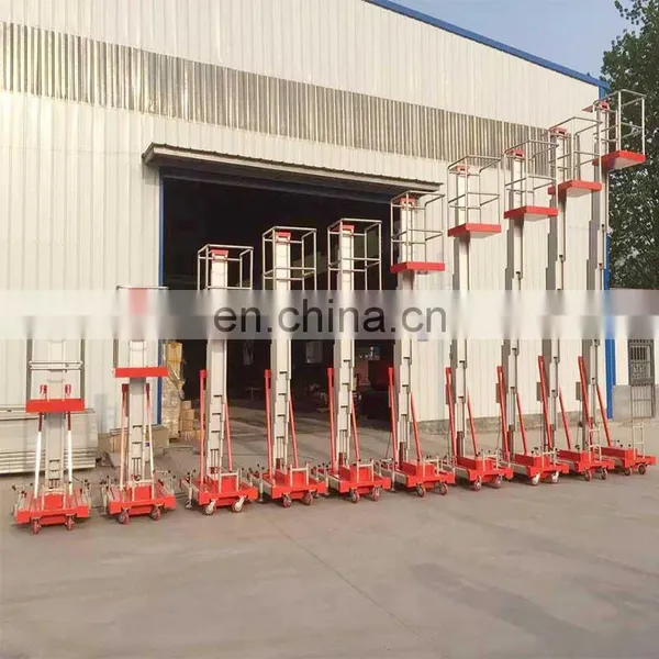 7LSJLI Shandong SevenLift 10 Meter Hydraulic Aluminium Electronic Man Work Lift Table photo-4