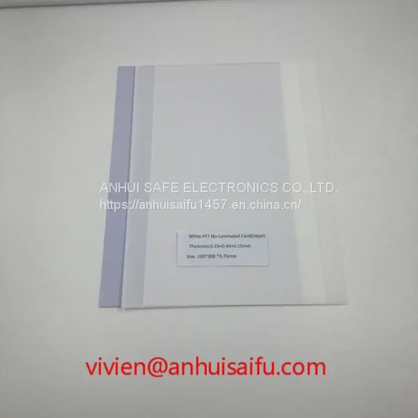 White PET No-Laminated Card(Inkjet) photo-2