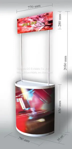 Plastic Promotor Counter,custom Promotor Desk, Portable Folding Promotion Counter,Promotion Counter photo-2