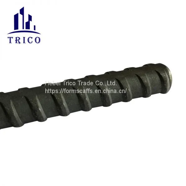 Hot Rolled Concrete Formwork Tie Rod Z Bar /  Dia15/17mm Thread Round Steel Bar photo-2