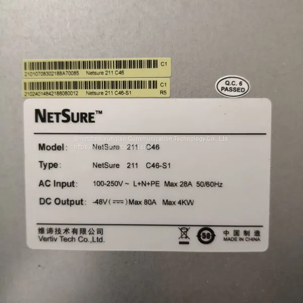 Netsure211 C46 New Original Packaging Emerson 48V 80A 4.2kw Embedded Power Supply photo-3