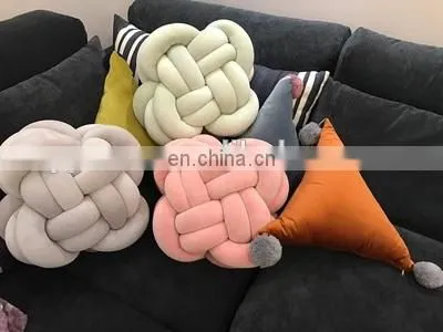 Hot Selling OEM Creative Pillow Knot Pillow Sofa Backrest Pillows
