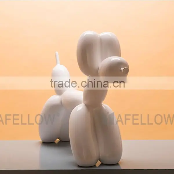 Fiberglass Dog Mannequin,white Color Mannequin Balloon Dog Manikin Dog for Photography KEVIN2-W photo-2