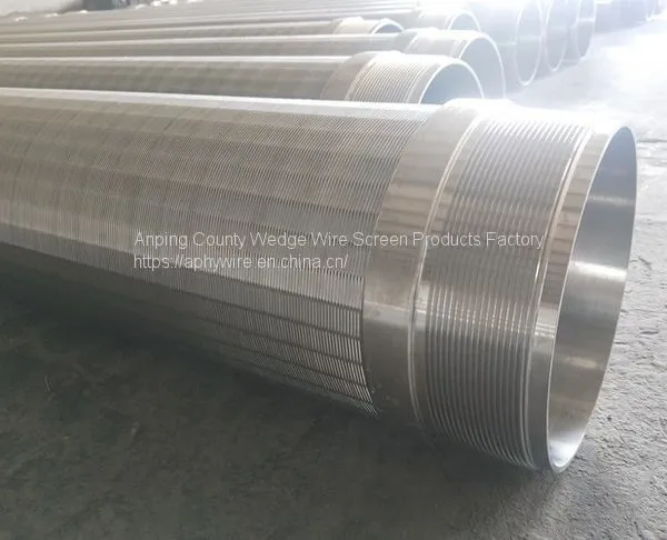 V Shaped Wire Welded Stainless Steel Water Well Screens photo-3