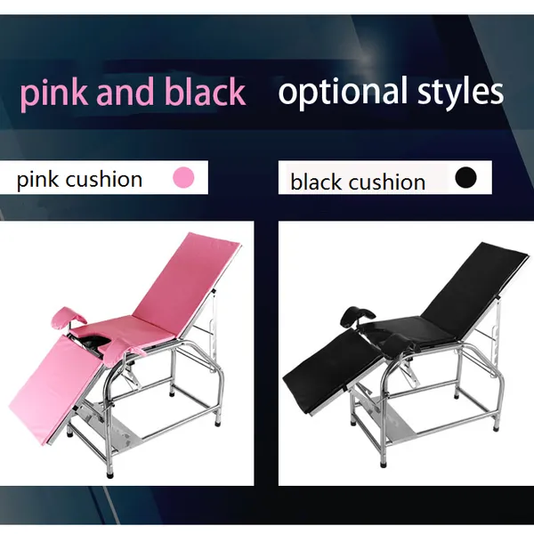 High Quality Hospital Multifunction Stainless Steel Chair Obstetric S.S.Gynecology Examination Bed photo-3