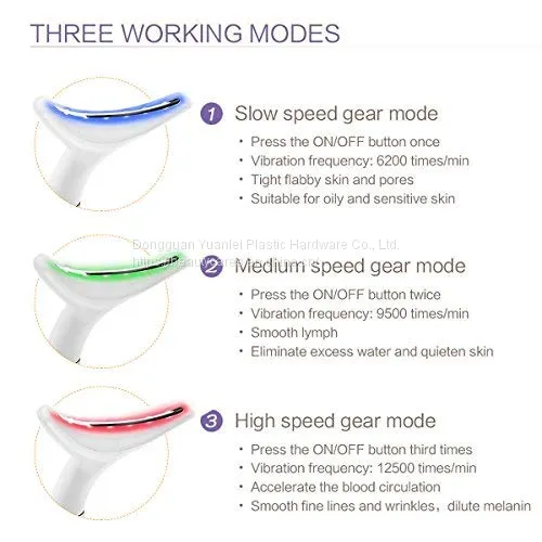2021 Rechargeable Skin Care Anti Aging LED Photon Neck Wrinkles Removal photo-2