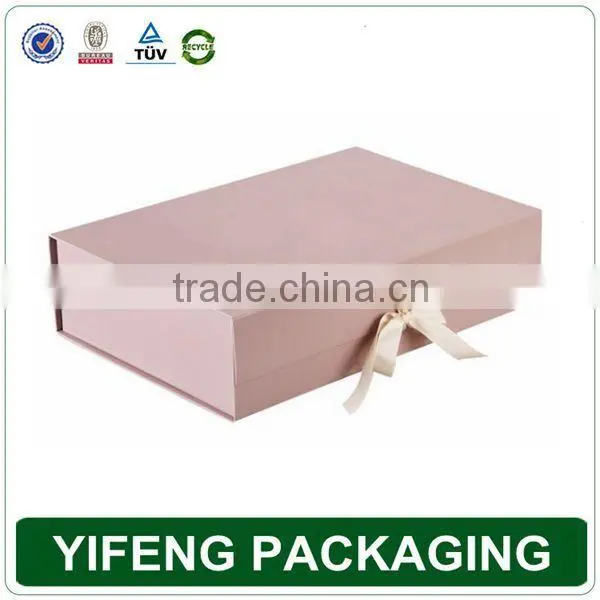 Floral Printed Dress Handmade Paper Gift Box For Wedding Dress photo-4