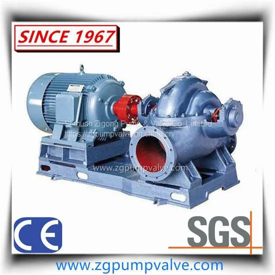 Horizontal and Vertical High Efficiency Cast Iron Double Suction Centrifugal Water Pump photo-4