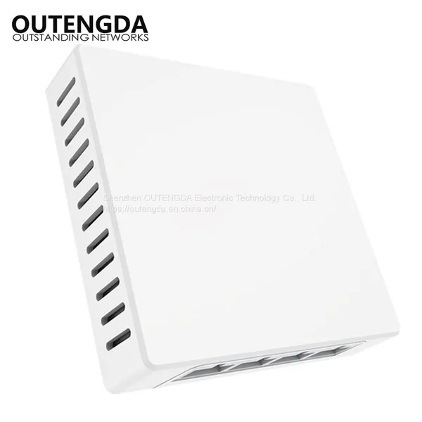 802.11ax Wifi6 in Wall Access Point With Gigabit Lan Support Poe Pwoer Indoor Soho Hotel Enterprise Multi-port Embedded Router photo-4
