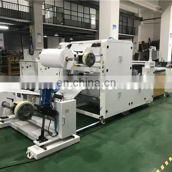 UTHQ1100K Automatic Dutch Oven Fryer Parchment Oil Wax Paper Cross Cutting Sheeting Machine photo-4