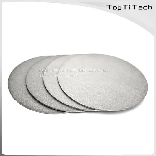 Porous Titanium Round Plate Diffusion Layer Hydrogen Electrode