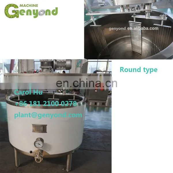 GYC-20 Round Mozzarella Cheese Vat Making Machine photo-3