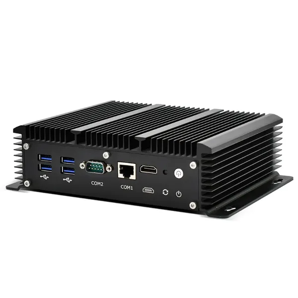 Industrial Fanless Mini PC Core i5 1235U 6xi225 2.5G Firewall Router Pfsense Server 2*RS232 4*USB3.0 HD 4G/3G AES-NI photo-3