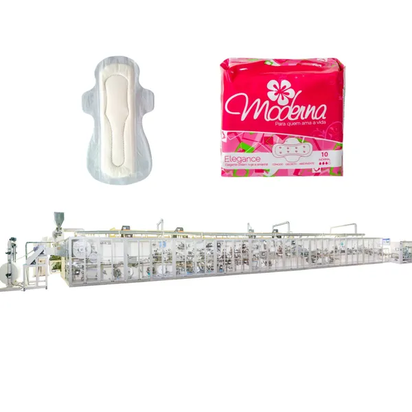 Used Full Servo Sanitary Pad Making Machine Full Servo Sanitary Napkin Machine Pad Production Line photo-2