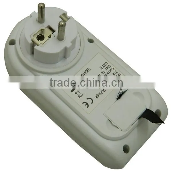 230V Europe Standard Single Phase Consumption Watt Meter photo-2