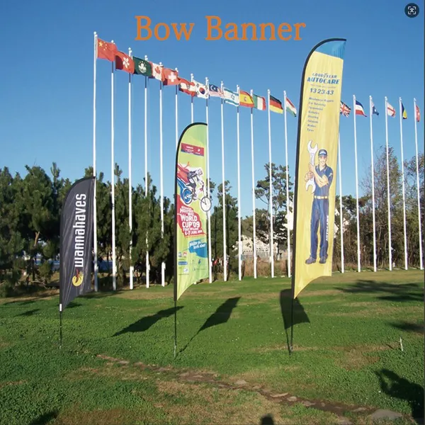 WZRODS Promotional Event Banner – Lightweight Feather/Blade Design With Carbon Composite Pole for Advertising photo-5