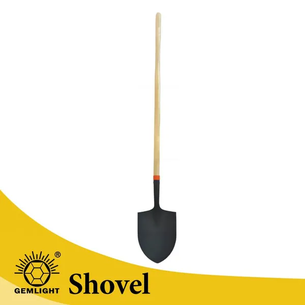 Long Handle Manganese Steel Garden Shovel Round Point Digging Shovel for Farming Landscaping Tool Supplier photo-1
