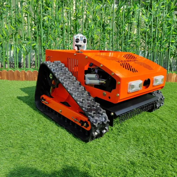 Vigorun VTC550 Lawn Mower Tracks, Hazard-Free Operation Grass Cutter Automatic Cordless Mower Mow the Lawn