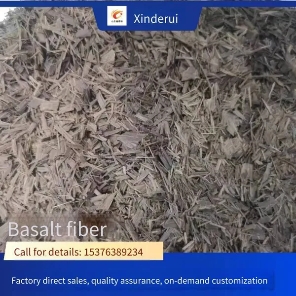 Chopped Rock Fiber Filaments, Xindebrui, Long Filaments, Flame Retardant, Elastic Modulus > 35gpa, Store in a Ventilated and Cool Place