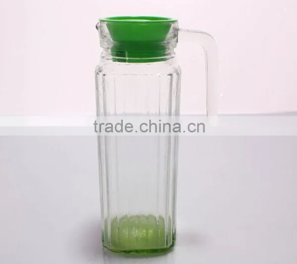 2016 Factory Outlet Eco-friendly Sparyed Color Beautiful Practical Glass Water Jug photo-2