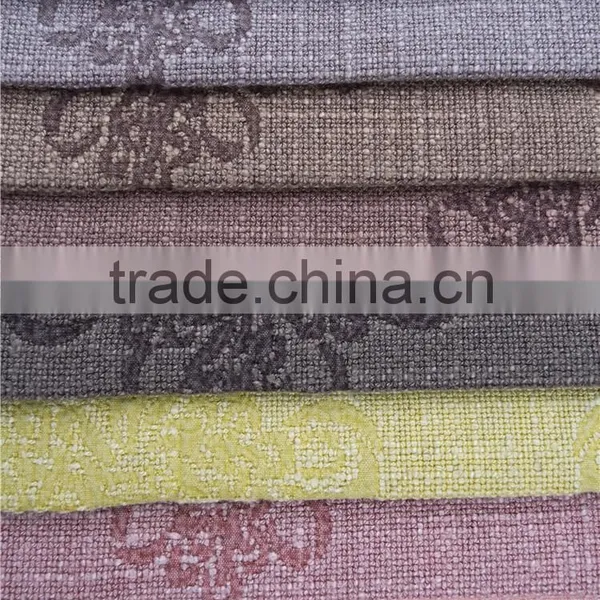 China Supplier 100% Polyester Linen Shoe Fabric photo-3
