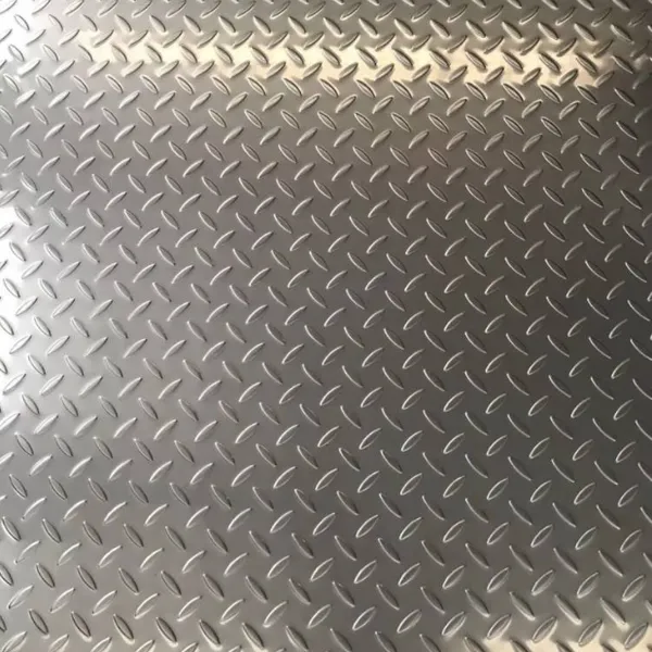 Embossed Stainless Steel Sheet Linen/Rice/Diamond Pattern Anti-slip Plate for Cold Room photo-5