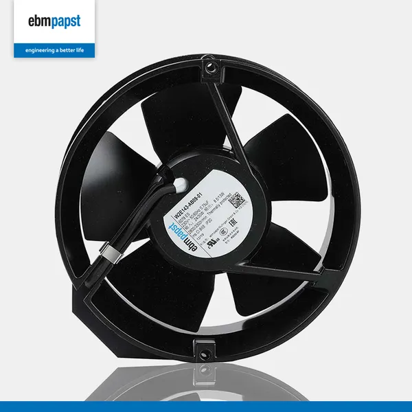 Axial Fan W2E143-AB09-01 Electric Exhaust 230V 50HZ/2800RPM 420m/h Sheet Steel Impeller Ball Bearing Cooling Blower CCC/VDE