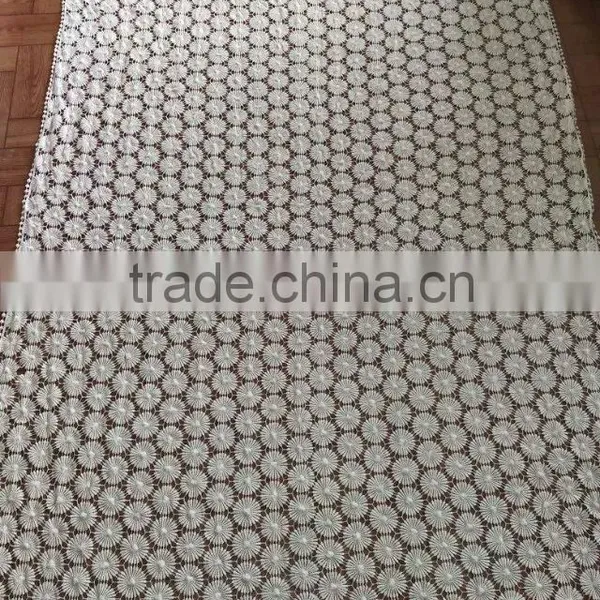 Wholesale Garment Accessory Embroidery Cotton Lace Fabric photo-6