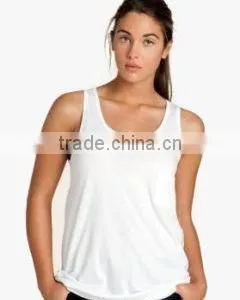 100% Cotton Women Gym Women Singlet photo-5