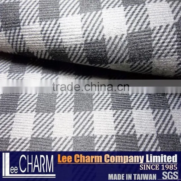 Houndstooth Check Fabric 60% Tencel 40% Cotton Blend photo-2
